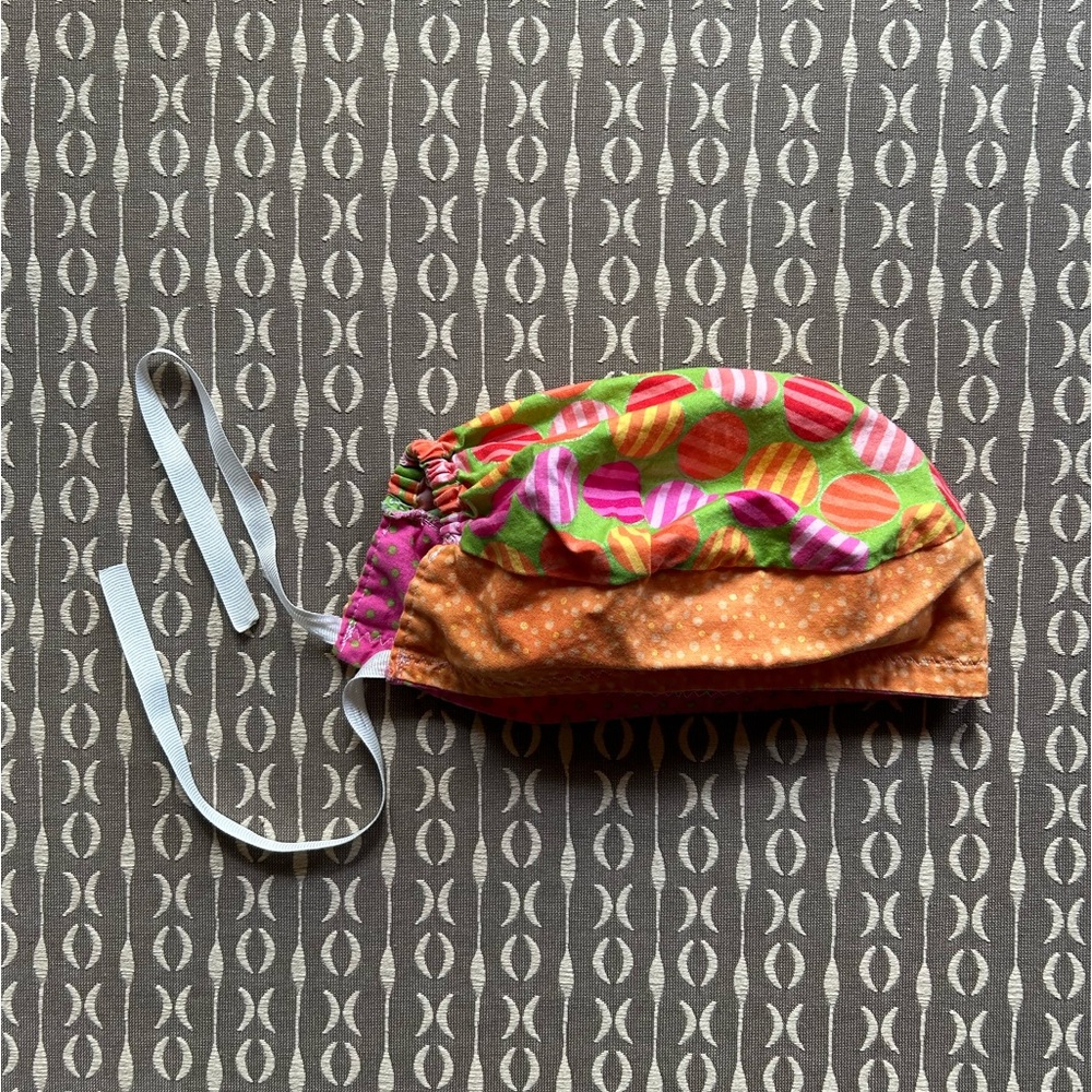 Cute scrub cap with back ties
